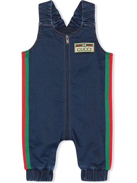 gucci kids girls yellow overalls|farfetch gucci kids.